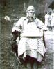 Justice, Clarinda on ca.100th Geburtstag, 1950's in Knox Creek, VA