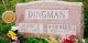 headstone- Hebron Cemetery- Dingman, Almon & Rosemarie
